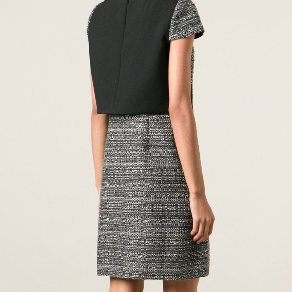 Tory Burch Deandra Boucle Knit Tweed Dress - Picture 2 of 6